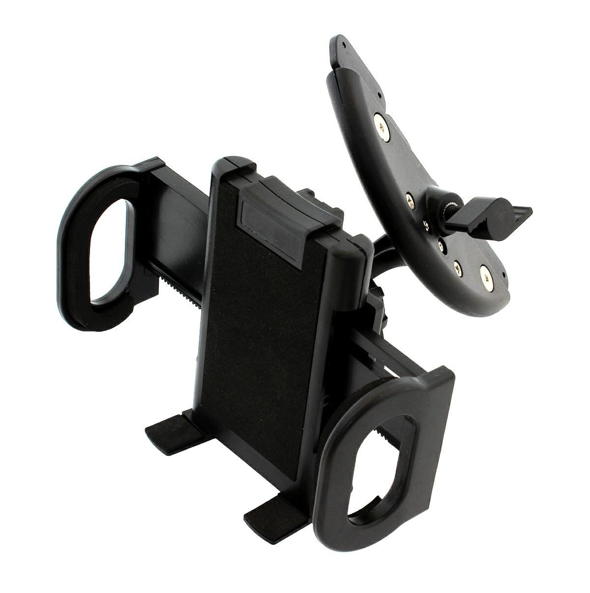 Suport auto telefon, clema prindere, plastic, negru - imagine 7